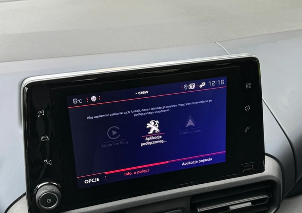 Peugeot Rifter cena 74999 przebieg: 124000, rok produkcji 2020 z Grabów nad Prosną małe 781